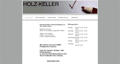 Desktop Screenshot of holz-keller.de