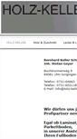 Mobile Screenshot of holz-keller.de