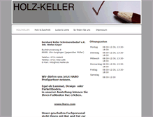Tablet Screenshot of holz-keller.de